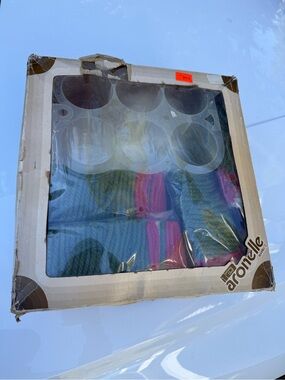 Multicolor Cupcake Liners - Bright Striped Party Baking Cups